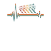 Surfer Surfing Ekg Heartbeat