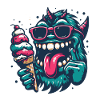 Monster Soft Icecream Usedom Island Shirt