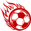 Logo de football Feu