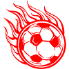 Soccer Flame Fire Symbol