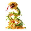 Nouilles serpent