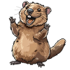 Happy Dancing Beaver Picture