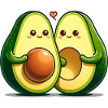 Avocado-Paar