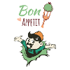 Chef cooks bon appétit