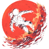 Astronaute Surfeur