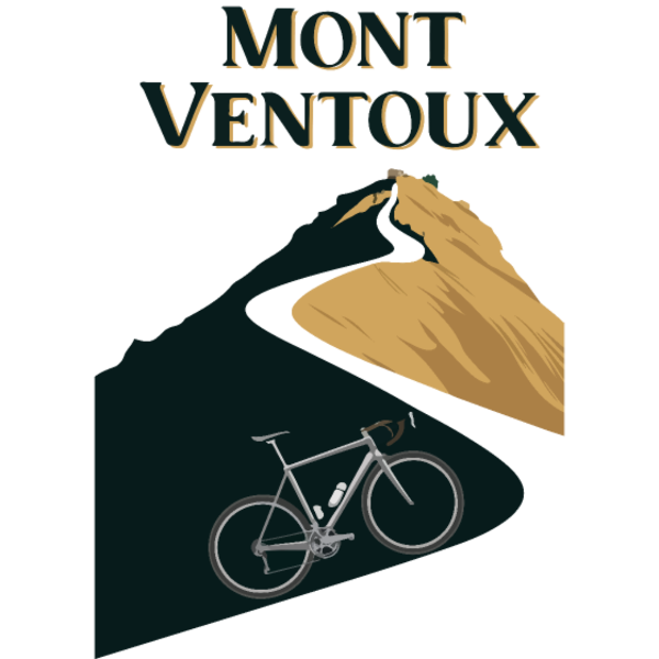 Koszulka "Mont Ventoux: legendarna wspinaczka dla rowerzystów"