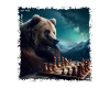 Chess Playing Bear