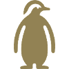 Penguin Silhouette Elegant Design