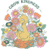 Sesame Street Big Bird With Flowers Grow Kindness