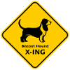 Shield "Basset Hound X-ING"