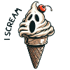 I scream. Funny design