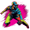 Baseball Player Steamwave
