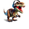 T-Rex Gamer Spruch I Pause My Game For Nobody