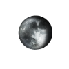 Moon and stars