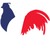French rooster blue white red