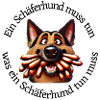 Nimmersatt Schäferhund
