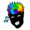 Laughing mao : Sticky Queer Pride