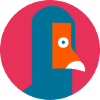 Pop-Style Flamingo