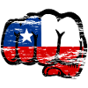 Chile flagga knytnäve används