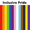 Inclusive Progress Pride Flag Stripes