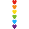 Pride Regenbogenherzen