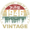 Gåva juni 1946 Födelsedag juni 1946 juni 1946
