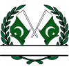 Flags Pakistan laurel wreath banner