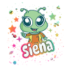 SIENA - Bellissimo nome di ragazza con alieno carino