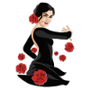 CARNATIONS Flamenco Dancer