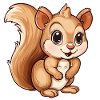 Adorable écureuil pour vous
