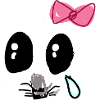 Illustration,Tier,grau,sad Hamster