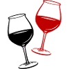 Wine Symbol Glass