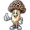 Champignon - Mascotte morille