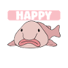 Cute Blob Fish Ugly Fish