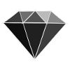 Gemstones: Black Diamond Drawing / Symbol.