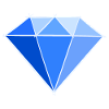 Gemstones: Sapphire Drawing / Symbol. Jewel.