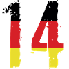 Maillot 14 numéros Allemagne