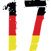 17 Number Germany Jersey