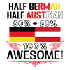 Half German, half Austrian