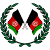 Flags Afghanistan in laurel wreath