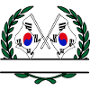Flaggen Südkoreas Lorbeerkranz-Banner
