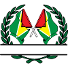 Flags Guyana laurel wreath banner