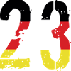 Maillot 23 Numéro Allemagne