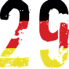 Maillot 29 Numéro Allemagne