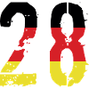 28 Number Germany Jersey