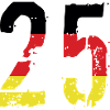 25 Number Germany Jersey