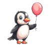 Ballon Pingouin Kawaii Pingouin Mignon