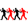 Drinking Party Team Silhouette