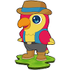 Chapeau de cowboy Parrot Cowboy