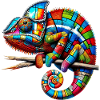 Caméléon Mondrian